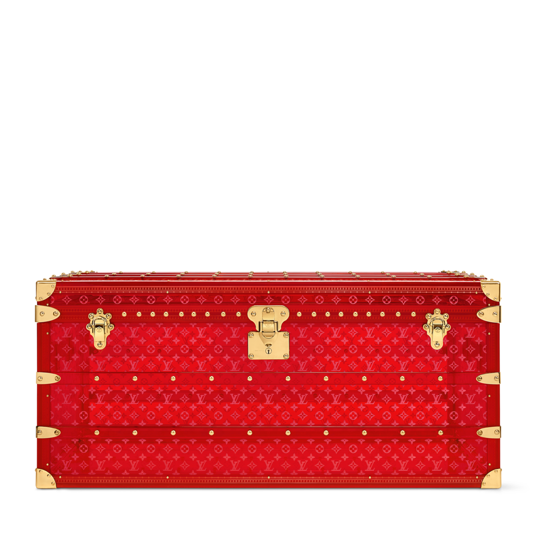 Courrier Lozine 110 Seethrough Red High End Leathers - Trunks and